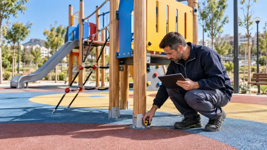 Inspección parques infantiles: tipos y normativa. Guía 2026 6 Inspección Parques Infantiles